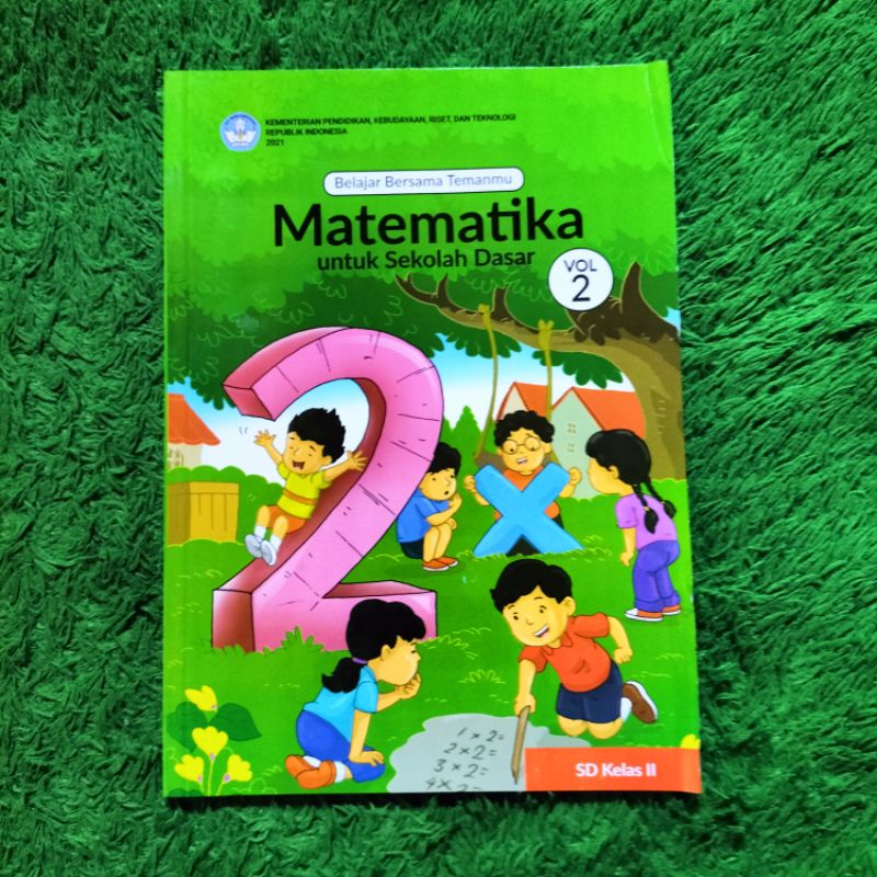 ORIGINAL BUKU BELAJAR BERSAMA TEMANMU MATEMATIKA KELAS 2 VOL 2 SD KURIKULUM MERDEKA DIKNAS