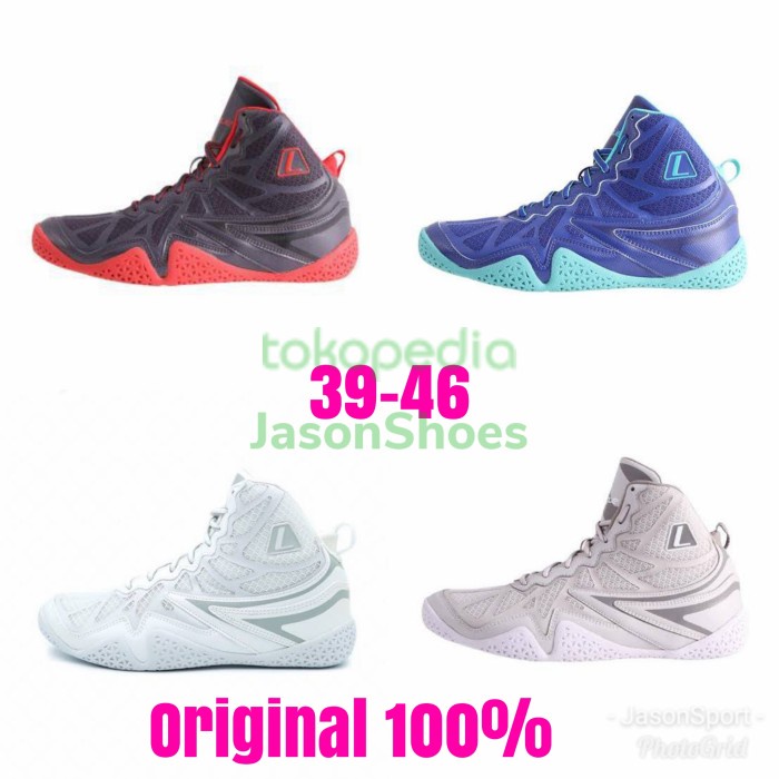 Sepatu Basket Pria League Typhoon Basketball Shoes Cowo Original