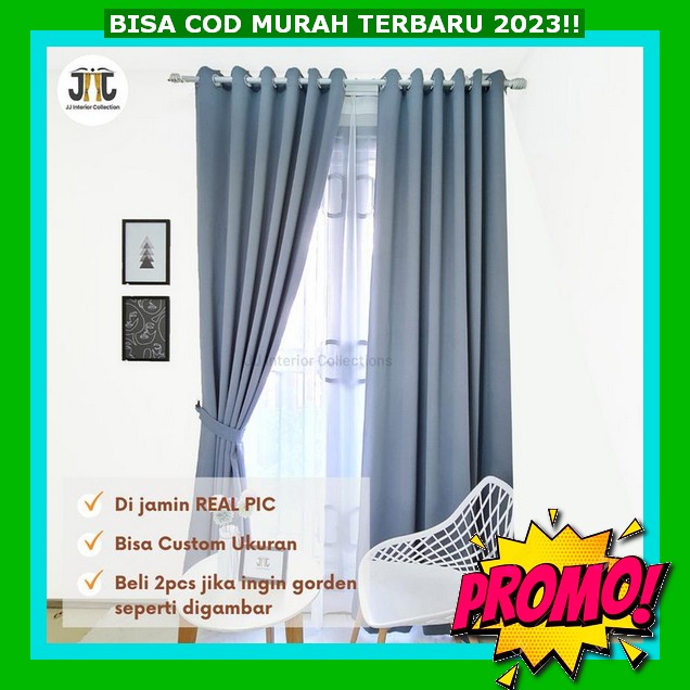 Gorden Jendela Horden Polos Pendek Hprden Motif Hordeng Jendala Aesthetic 1 2 3 Meter Gordeng Jendel