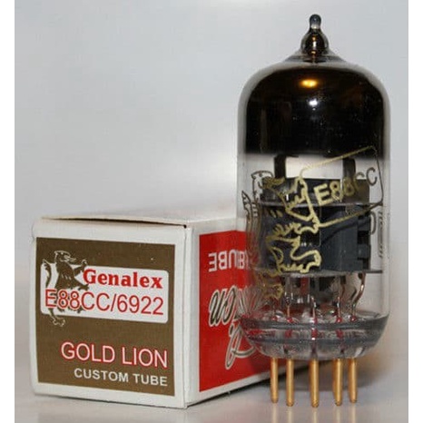 ECC88 6922 CCA GENALEX GOLD LION TWIN TRIODE PREAMP TUBE