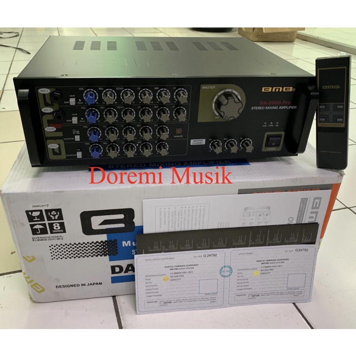 POWER AMPLIFIER KAROKE BMB DA 2000 PRO ORIGINAL