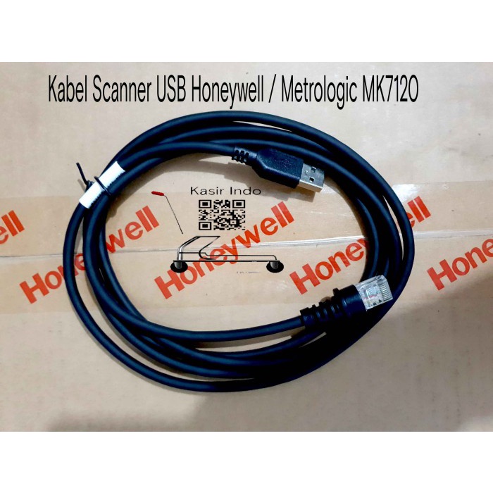 Terlaris Cable Kabel Scanner Usb Honeywell Mk7120 Mk-7120 Ms7120 Ms-7120