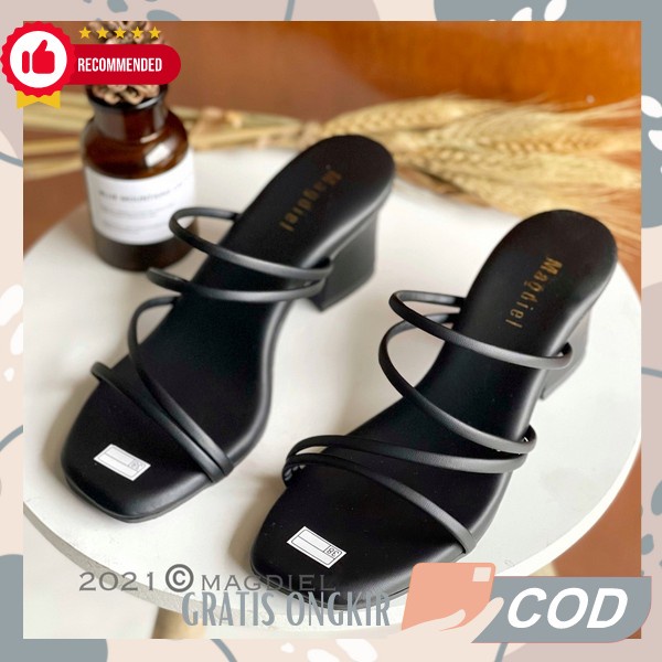 Promo Sendal Murah // Hells Wanita Kekinian // Heels Wisuda // Sendal Wanita Undangan Magdiel - Vale