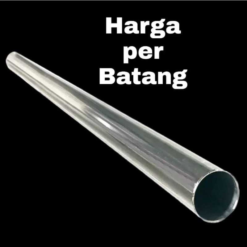 Pipa Bulat Chrome Tiang Pipa Bulat Display Hanger Cantolan Hanger Pipa Hanger