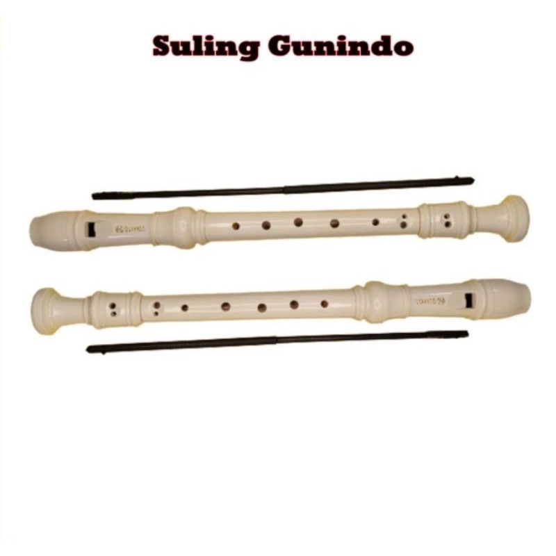 Seruling Recorder Gunindo Alat Musik Suling