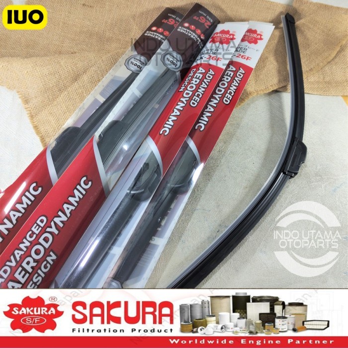 Wiper Frameless CRV Gen 3 Karet Kaca Mobil SAKURA star