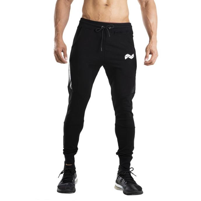 NEVERES Leather Stripe Jogger