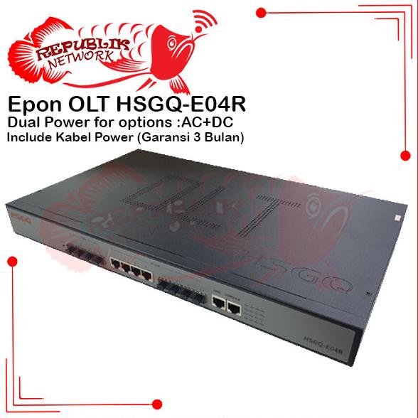 HSGQ E04L EPON OLT 4PON 1G|FTTH EPON OLT 4 PON