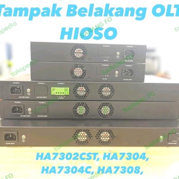 OLT EPON 4 Port HIOSO HA7304C + SFP EPON PX ++++ 8 dbm