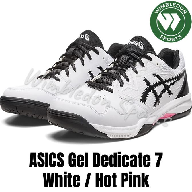 Sepatu Asics GEL DEDICATE 7 White / Sepatu Tenis ASICS ORIGINAL