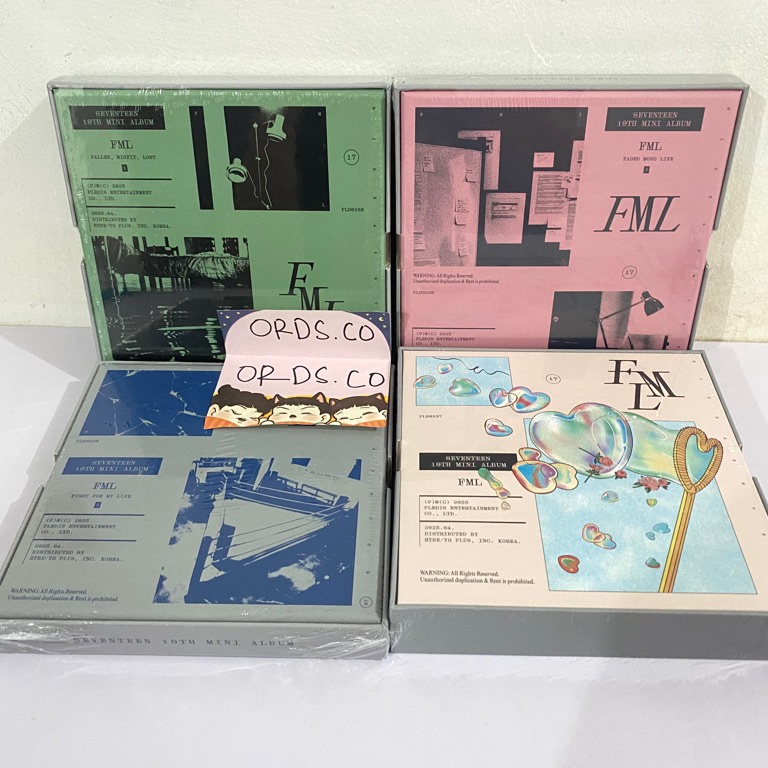 ssxa -16 [READY] SEVENTEEN SVT - FML PHOTOBOOK CARAT VER SEALED ALBUM 252