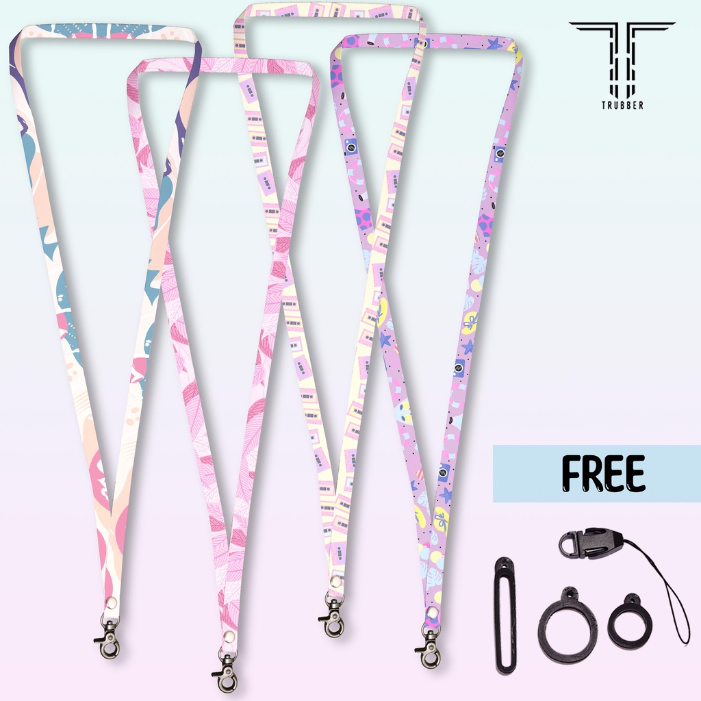 

JFN LANYARD ID CARD HOLDER / LANYARD AESTHETIC / LANYARD CEWEK / TALI LANYARD POD / TALI HP /