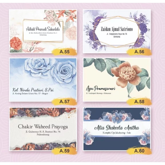 

SM3 AMPLOP KONDANGAN SUDAH ISI NAMA MURAH PER BOX ISI 50 LEMBAR MOTIF SEHARI JADI H68