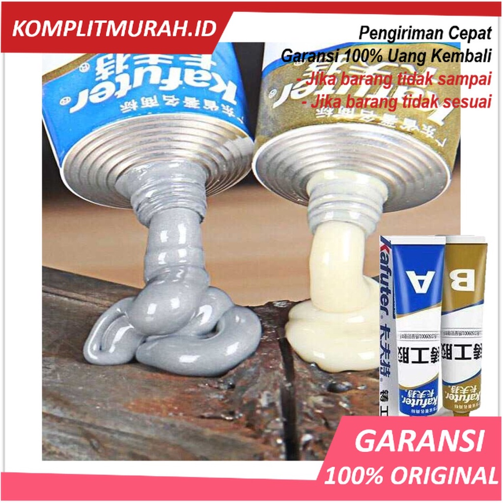 

Q3I [COD READY] LEM BESI THAILAND SUPER TAHAN PANAS ORIGINAL PEREKAT SERBAGUNA CASTER GLUE A+B 100G,