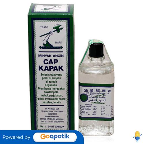 Cap Kapak Minyak Angin 56 Ml