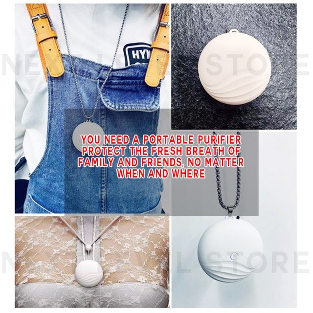 Air Purifier Portable Kalung Mini Necklace Cloud Ionized - ORIGINAL uru04