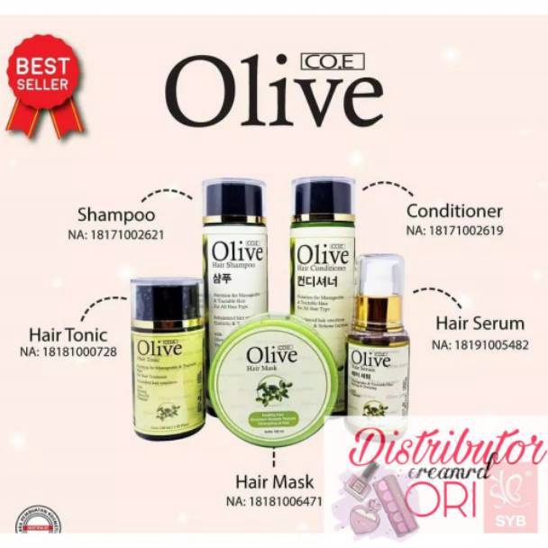 fcvd -23 SYB Paket Olive SYb COE TREATMENT / shampoo conditioner olive tonic olive hair mask BPOM ha