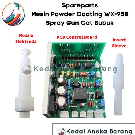Nozzle Spray Gun Pistol Semprotan Mesin Powder Coating Wx-958 Wx958