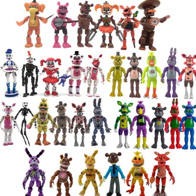 Sale Five Nights At Freddy'S Action Figure Freddy Bonnie Foxy Fnaf Termurah