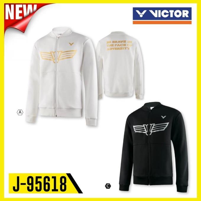 JAKET BADMINTON CASUAL VICTOR J95618 JAKET VICTOR CASUAL J 95618