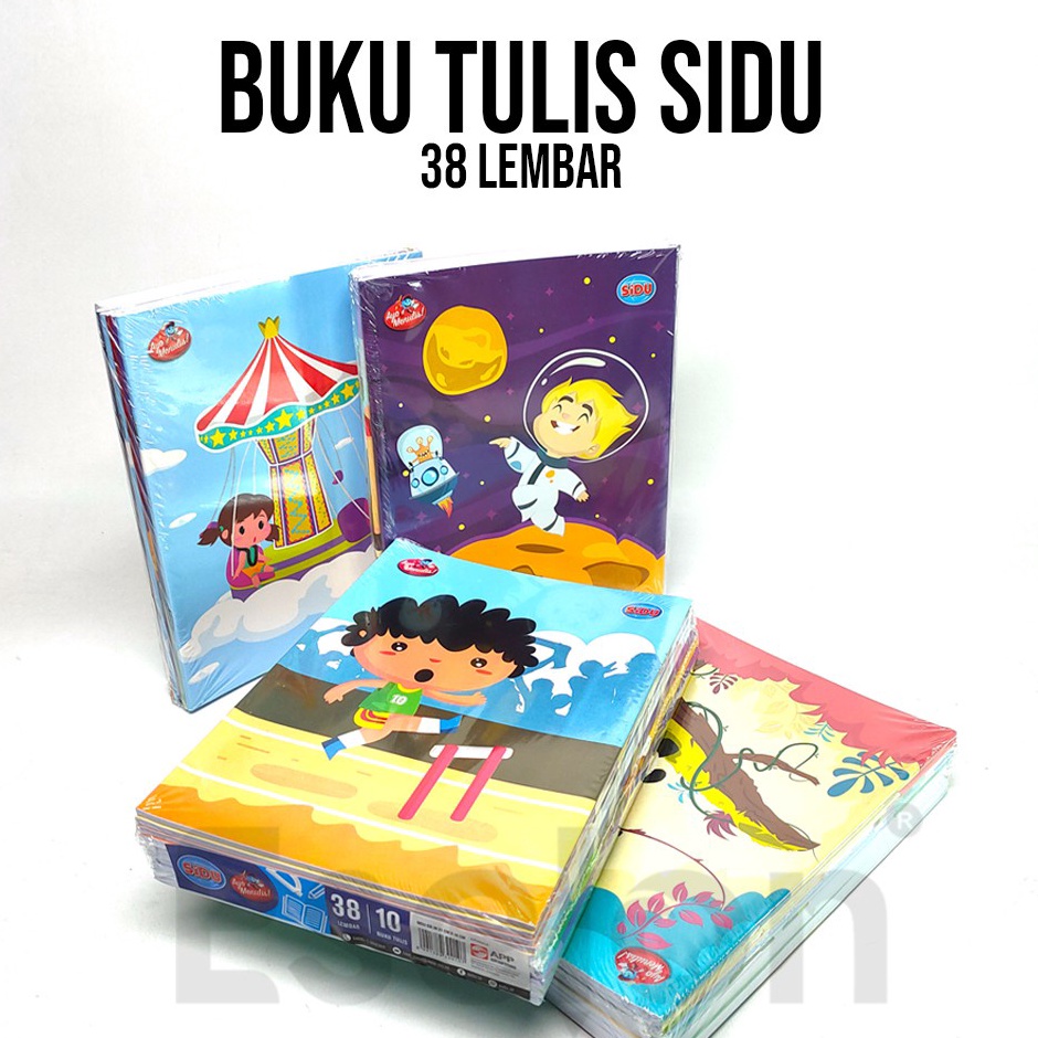 

PNKM9744 PALING AMPUH>>> Buku tulis sidu isi 38 lembar - 1 pak / 10 buku tulis Sinar Dunia