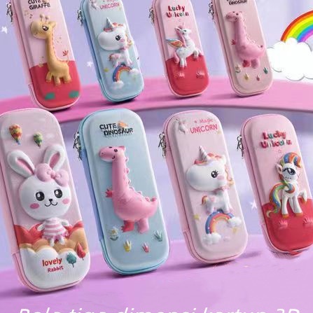 

MYVK2754 STAR Kotak pensil pola kartun 3D/tempat pensil aesthetic