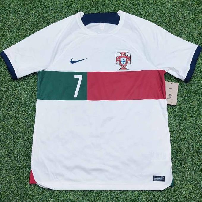 Cod  Original Jersey Portugal 2022 Away Ronaldo Baju Bola Asli Jersey_Cha