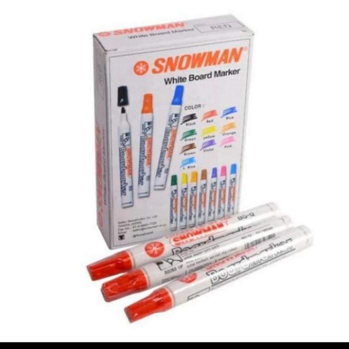 

Spidol Snowman White Board 1 Dus Isi 12