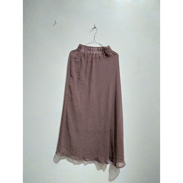 preloved rok coklat