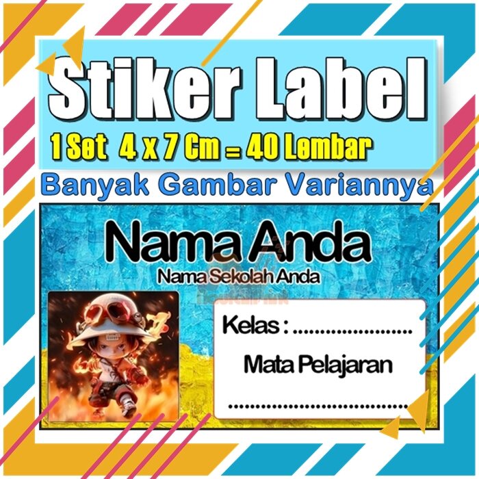 

Stiker Label Nama Buku Pelajaran Anak Karakter Hewan Lucu Cute Murah Sticker Kecil Banyak 20 Lembar Anime Vol-219