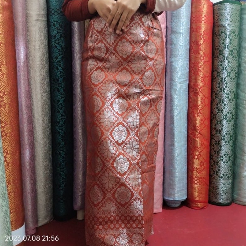 kain songket/rok lilit songket/songket melayu 84