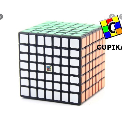 ↕ Rubik 7x7 Mofang MF 7 MF7 moyu Meilong 7x7x7 Speed Blackbase ✫ Y →