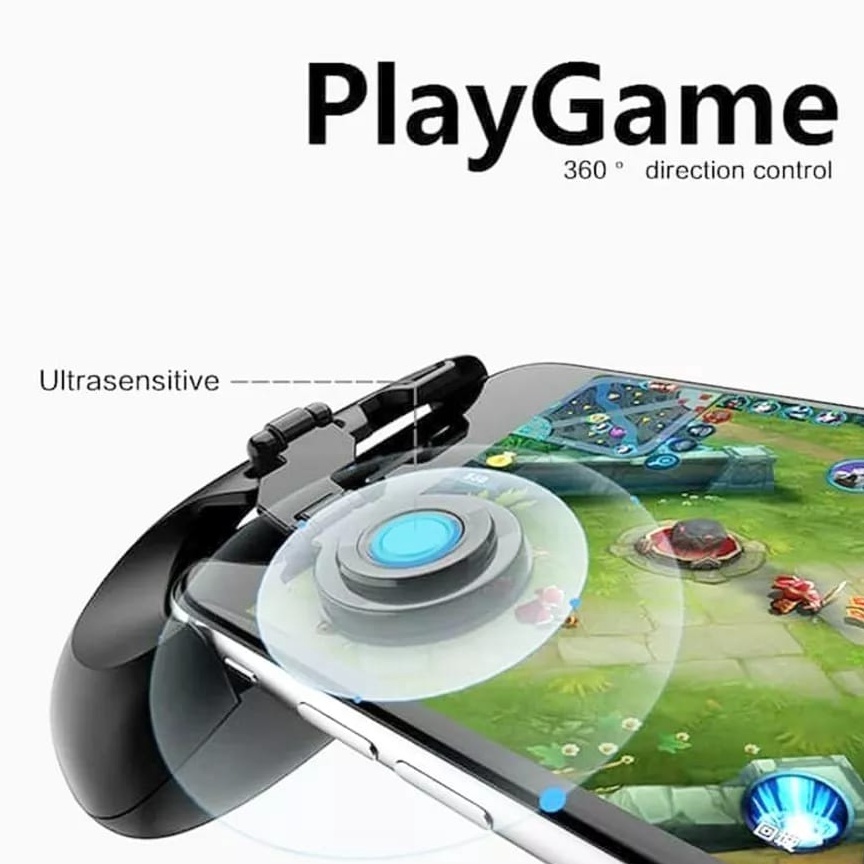 evmy -91 GAMEPAD STICK GAME HP WITH JOYSTICK ANALOG IPHONE ANDROID GAME PHONE HOLDER 3IN1 Discount