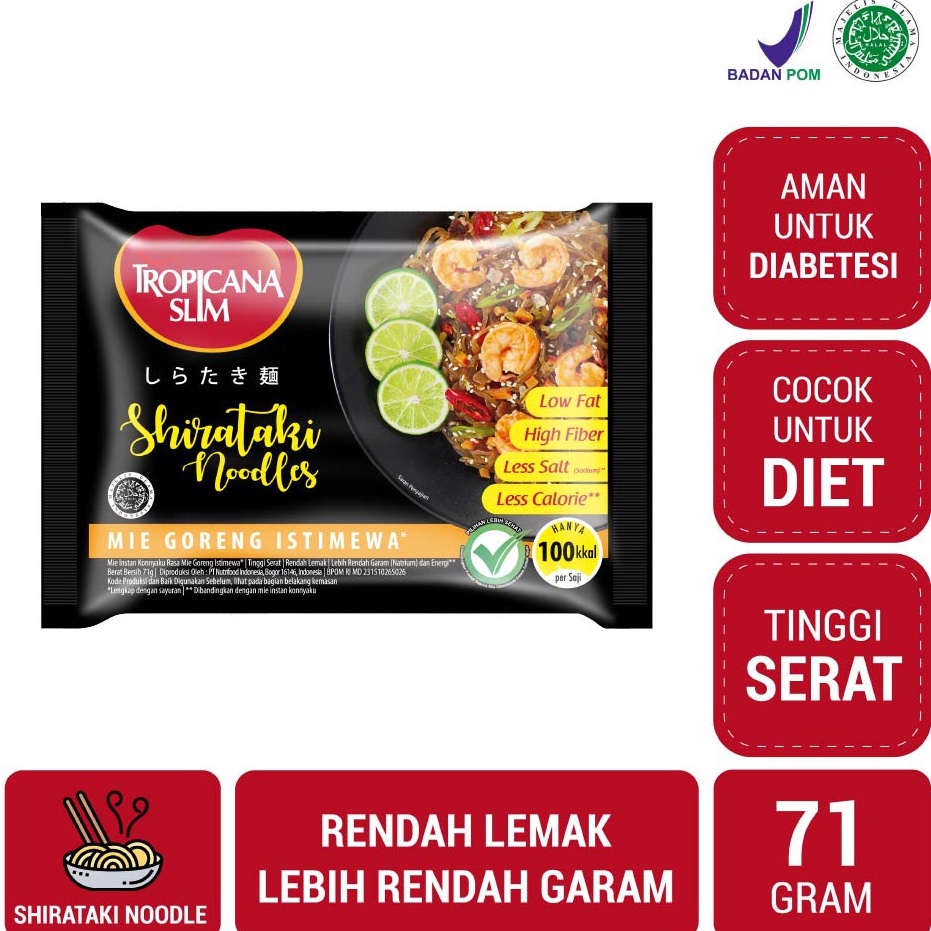 

SZJV7722 Terbaru day Tropicana Slim Shirataki Noodle 71 g - Bantu Dukung Hidup Sehat