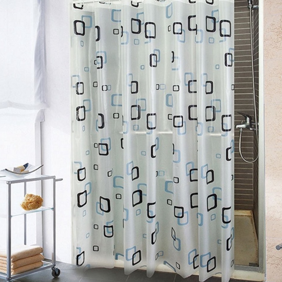 ↓ Tirai Kamar Mandi anti air PEVA curtain shower tirai kamar mandiLV012 u Kualitas Premium ¿.