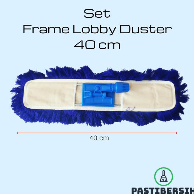 Ready Set Frame Lobby Duster 40 Cm (Frame + Kain) / Set Mop Duster