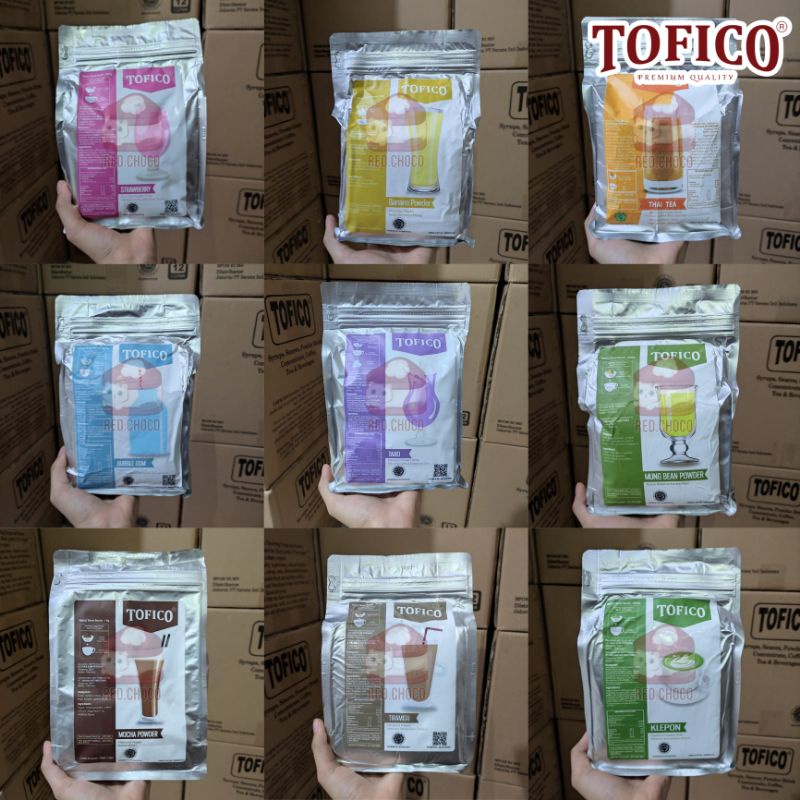 

Tofico Powder 1kg/Strawberry/Bubblegum/Tiramisu/Klepon/Thaitea