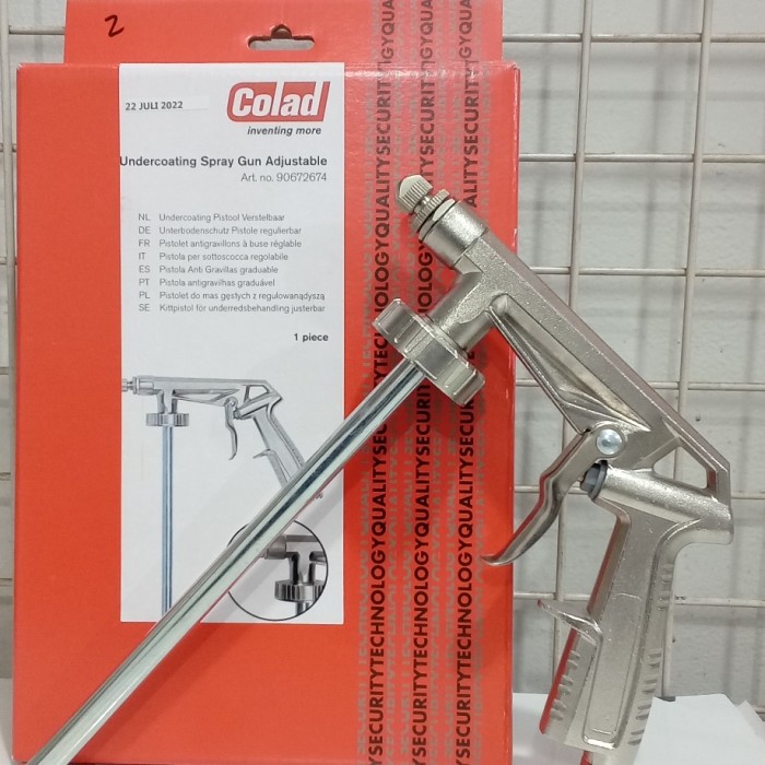 undercoating spray gun with adjustable nozzle colad