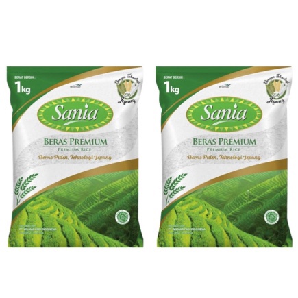 

♞ MM 4889 Sania Beras Premium 2 x 1 kg ✨11.11✨ ♪