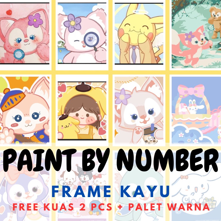 

rndv -88 Paint By Number Kanvas Lukis Canvas DIY Painting ST0025 T0E