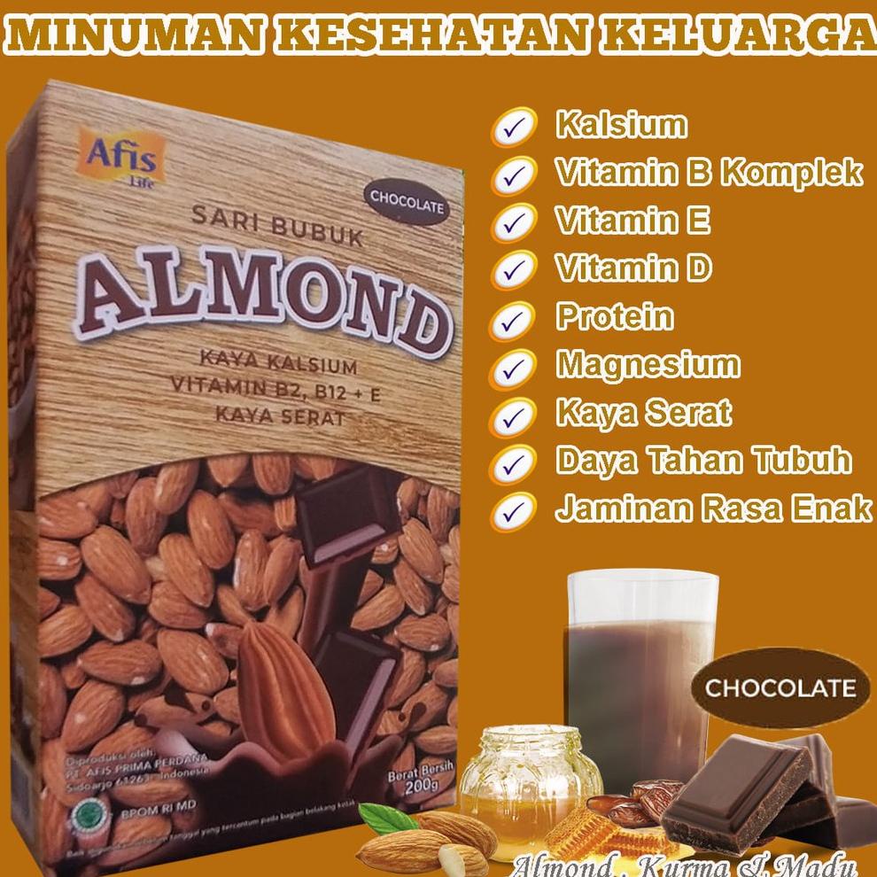 

Grosir Afis Popimon Sari Bubuk Almond / Susu Almond Plus Madu Untuk Anak Dan Dewasaa