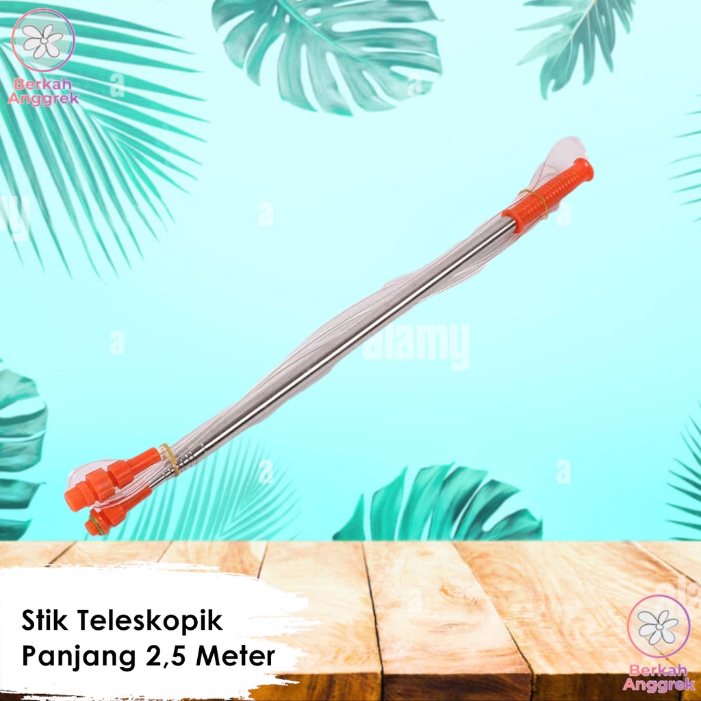 Stik Antena Stik Teleskopik Stik Sprayer Panjang 2.5 Meter