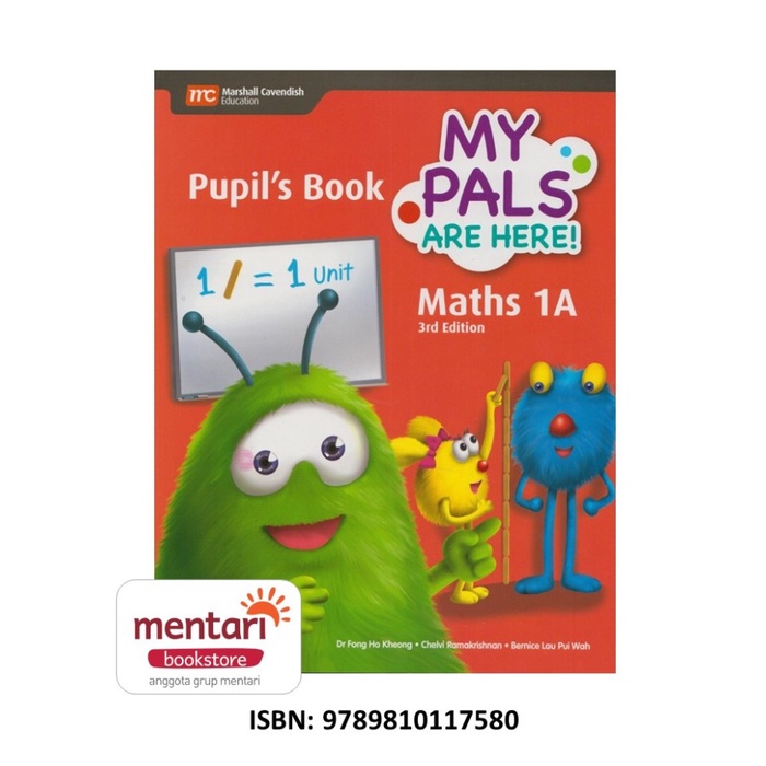 MPH Maths Pupil's Book 3rd Edition with E-Book - Textbook 1A