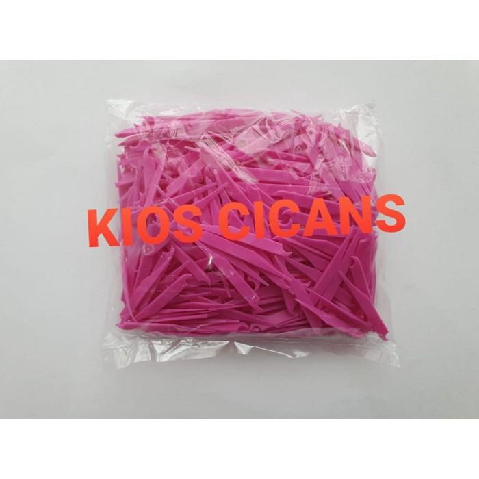 Tusuk Gigi Plastik Sikat Brush Dental Floosing Model Eropa Flosh Pick