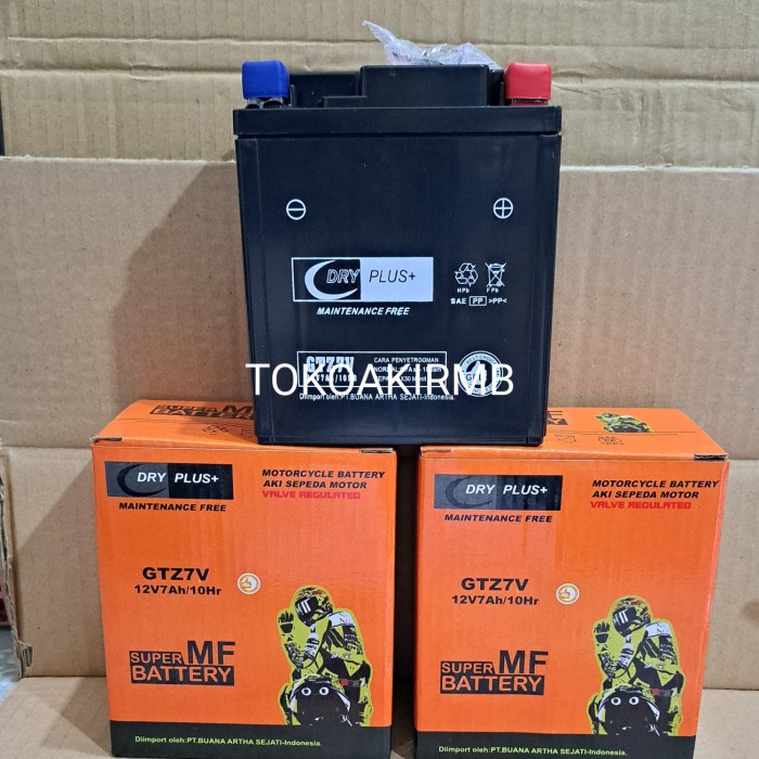 Gtz7V Aki Motor Kering N-Max / Klx Dry Plus+ 7Ah