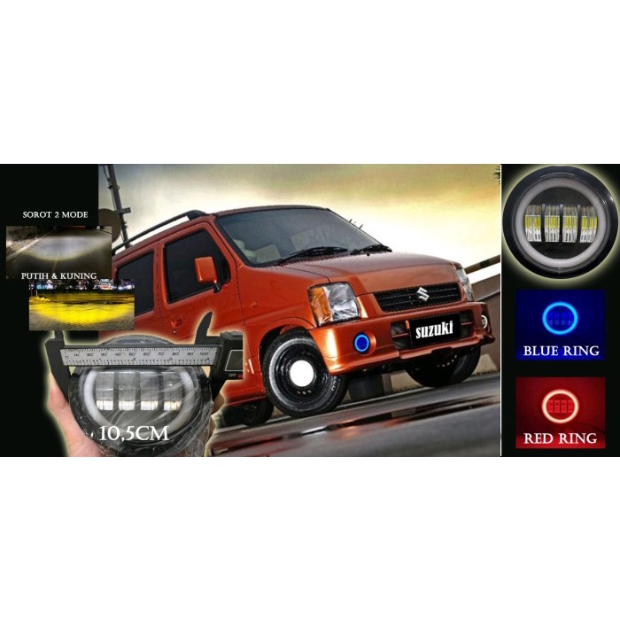 Foglamp Karimun Kotak Panther Ls Maven Apv Daymaker Lens 4D 80W Kode Br08