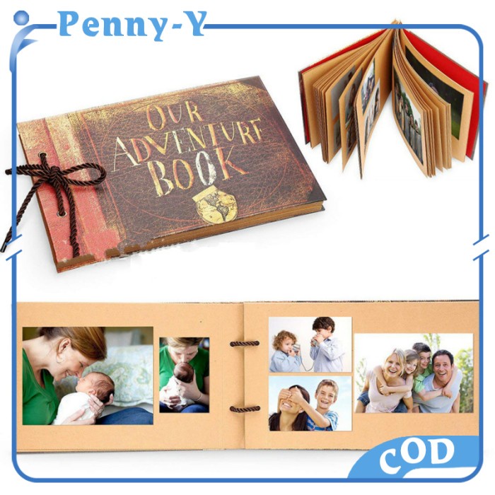 Terlaris My Our Adventure Book Pixar Diy Album Foto Ernikahan/Scrapbook
