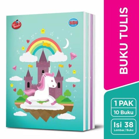 

8.8 [Big Sale] Buku Tulis Pack Sinar Dunia Eb 38 Isi 10 Pcs / Buku Tulis/ Buku Kwarto New !!