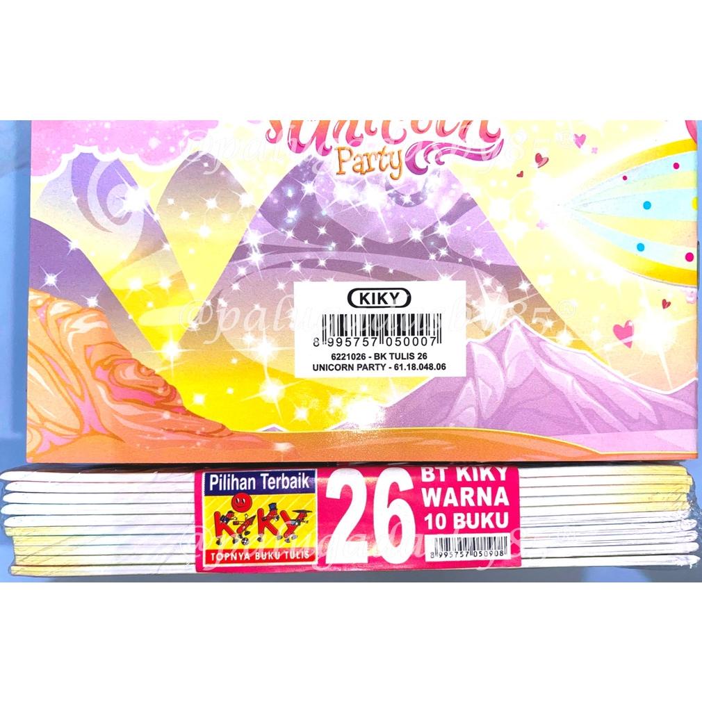 

8.8 [Big Sale] Buku Tulis Kiky 26 Warna (1 Pak Isi 10 Pcs) New !!