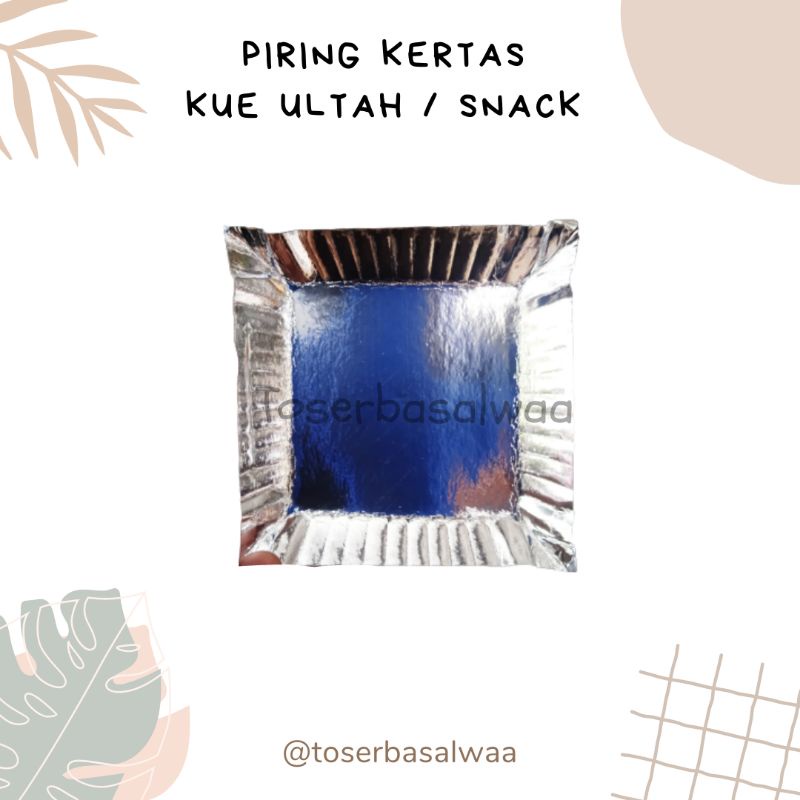 Piring Kertas Kue Ulang Tahun Piring Kertas Sekali Pakai Piring Snack Piring Cake Ulang Tahun Lepek 